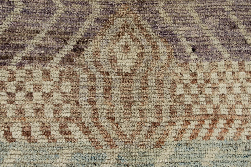 14x16 Ivory and Multicolor Turkish Tribal Rug
