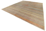 14x16 Ivory and Multicolor Turkish Tribal Rug
