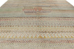 14x16 Ivory and Multicolor Turkish Tribal Rug