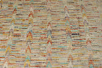 14x16 Ivory and Multicolor Turkish Tribal Rug