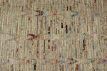 14x16 Ivory and Multicolor Turkish Tribal Rug