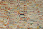 14x16 Ivory and Multicolor Turkish Tribal Rug