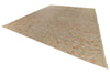 14x16 Ivory and Multicolor Turkish Tribal Rug