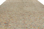 14x16 Ivory and Multicolor Turkish Tribal Rug