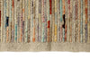14x16 Ivory and Multicolor Turkish Tribal Rug