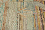 14x19 Ivory and Multicolor Turkish Tribal Rug