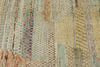 14x19 Ivory and Multicolor Turkish Tribal Rug