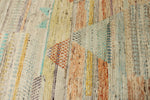 14x19 Ivory and Multicolor Turkish Tribal Rug