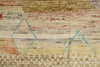 14x19 Ivory and Multicolor Turkish Tribal Rug