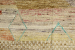 14x19 Ivory and Multicolor Turkish Tribal Rug