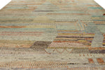 14x19 Ivory and Multicolor Turkish Tribal Rug