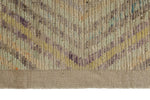 13x19 Ivory and Multicolor Turkish Tribal Rug