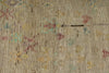13x19 Ivory and Multicolor Turkish Tribal Rug