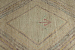13x19 Ivory and Multicolor Turkish Tribal Rug