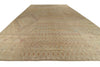 13x19 Ivory and Multicolor Turkish Tribal Rug
