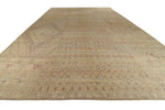 13x19 Ivory and Multicolor Turkish Tribal Rug