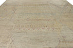 13x19 Ivory and Multicolor Turkish Tribal Rug