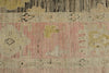 13x18 Brown and Pink Turkish Oushak Rug