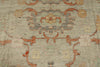 12x15 Ivory and Multicolor Turkish Oushak Rug