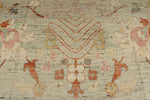 12x15 Ivory and Multicolor Turkish Oushak Rug