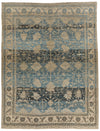 12x16 Light Blue and Ivory Turkish Oushak Rug