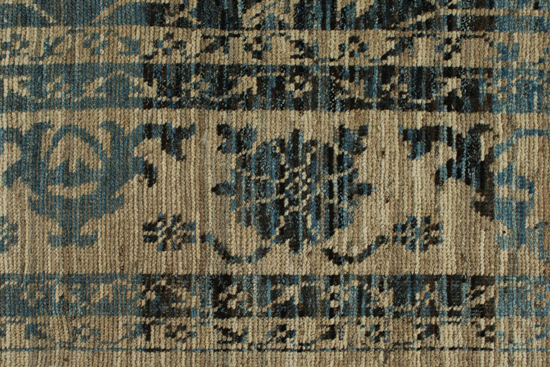 12x16 Light Blue and Ivory Turkish Oushak Rug