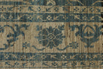 12x16 Light Blue and Ivory Turkish Oushak Rug