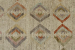 12x15 Ivory and Multicolor Turkish Tribal Rug