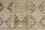 12x15 Ivory and Multicolor Turkish Tribal Rug