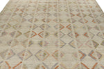 12x15 Ivory and Multicolor Turkish Tribal Rug
