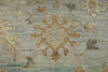 12x15 Light Blue and Ivory Turkish Oushak Rug