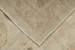 12x16 Ivory and Brown Turkish Oushak Rug