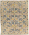 12x15 Gray and Gray Turkish Oushak Rug