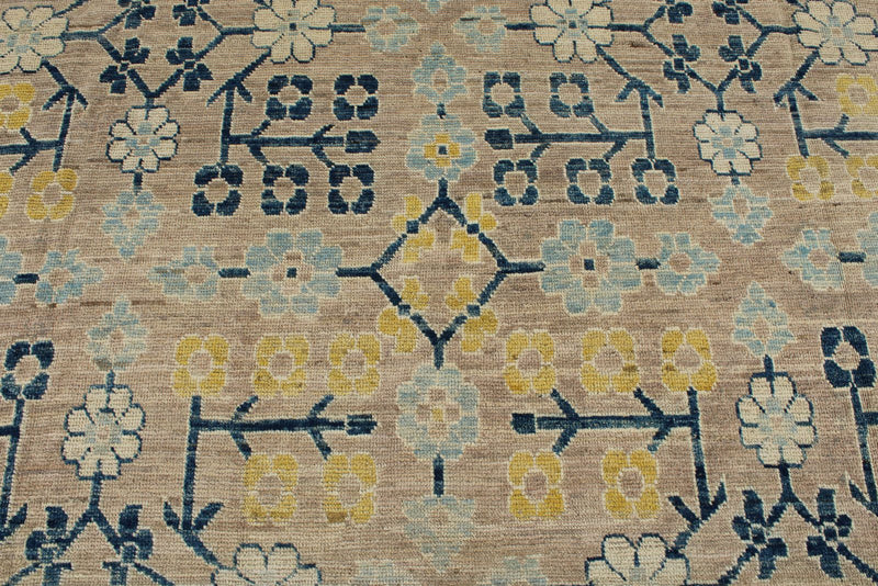 12x15 Gray and Gray Turkish Oushak Rug