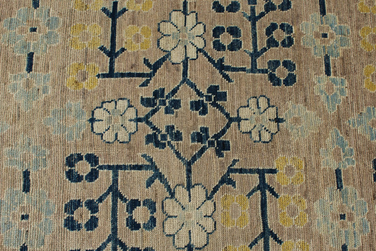 12x15 Gray and Gray Turkish Oushak Rug