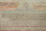 14x17 Ivory and Multicolor Turkish Tribal Rug