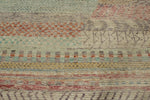 14x17 Ivory and Multicolor Turkish Tribal Rug