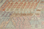 14x17 Ivory and Multicolor Turkish Tribal Rug