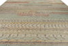 14x17 Ivory and Multicolor Turkish Tribal Rug
