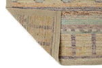14x17 Ivory and Multicolor Turkish Tribal Rug