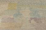 14x19 Ivory and Multicolor Turkish Tribal Rug