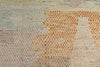 14x19 Ivory and Multicolor Turkish Tribal Rug