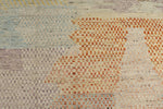 14x19 Ivory and Multicolor Turkish Tribal Rug