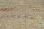 14x19 Ivory and Multicolor Turkish Tribal Rug