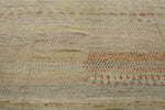 14x19 Ivory and Multicolor Turkish Tribal Rug