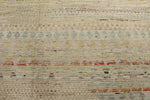 14x19 Ivory and Multicolor Turkish Tribal Rug