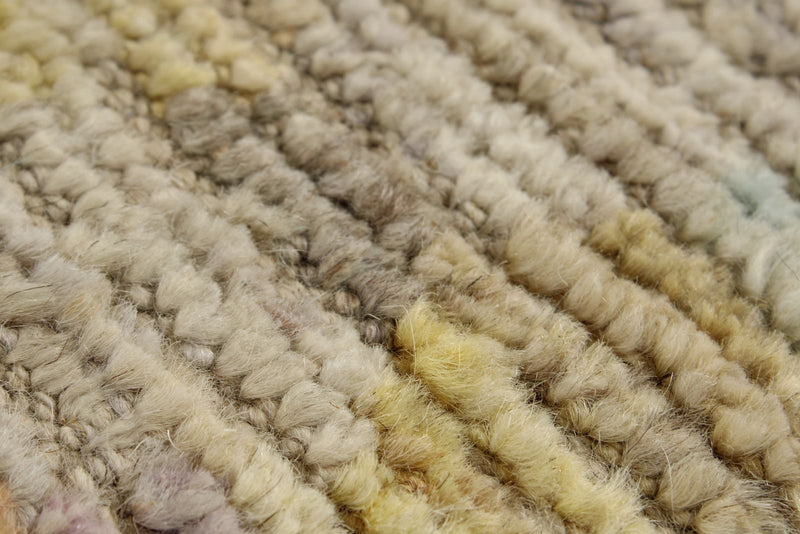 14x19 Ivory and Multicolor Turkish Tribal Rug
