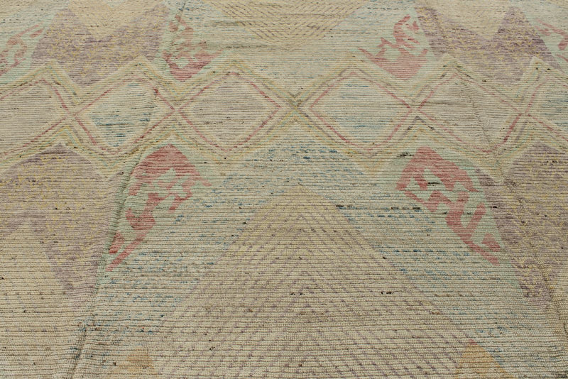14x20 Multicolor and Multicolor Turkish Tribal Rug