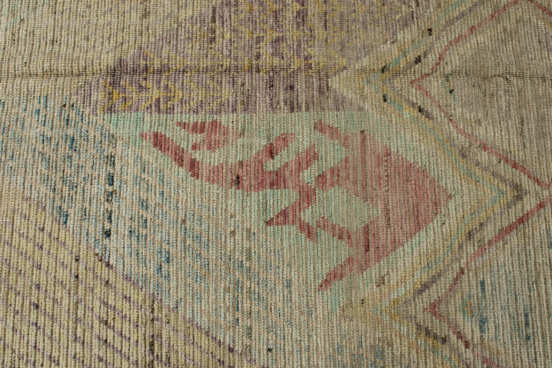 14x20 Multicolor and Multicolor Turkish Tribal Rug