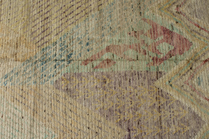 14x20 Multicolor and Multicolor Turkish Tribal Rug